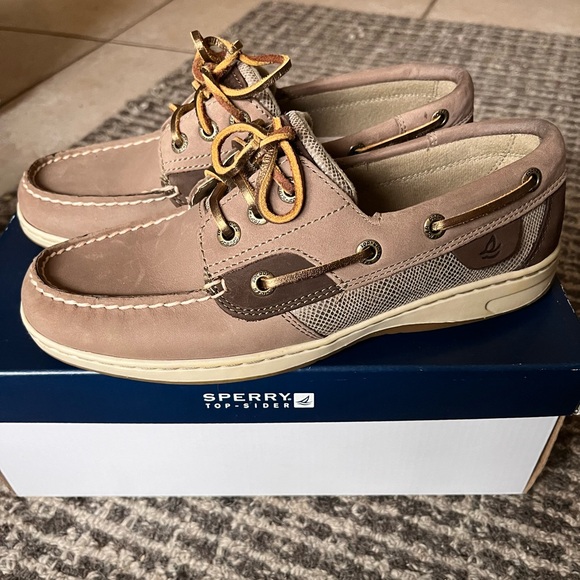 Ivyfish Brush Taupe Sperrys - Picture 2 of 3